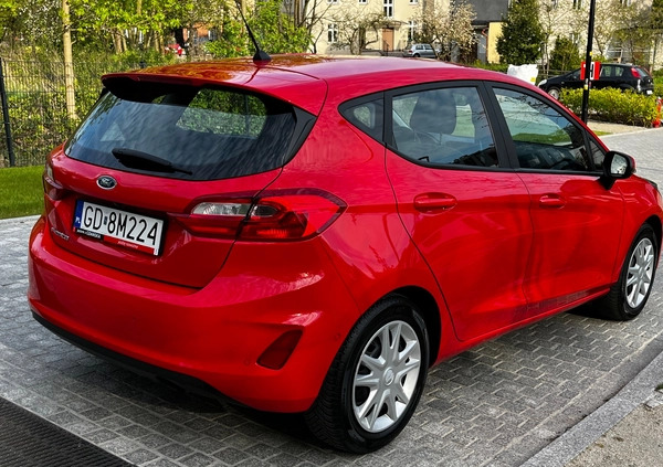 Ford Fiesta cena 39900 przebieg: 109000, rok produkcji 2018 z Gdańsk małe 667